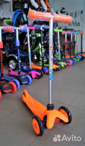 Детский самокат Trix Steex Оранжевый новый Детский самокат Trix Steex Оранжевый новый
