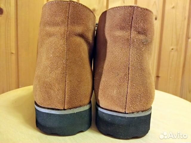 Ботинки замшевые/ б/у