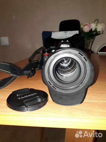 Nikon D3000 с объективом Tamron AF 18-200
