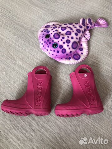 Резиновые сапоги Crocs c10 27 размер Резиновые сапоги Crocs c10 27 размер