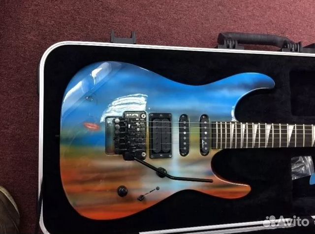 Гитара Jackson Dinky Mahogany, накладка Ebony