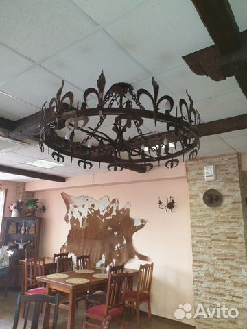 Люстра кованная