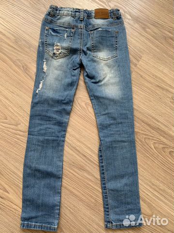 Джинсы zara baby на девочку 7-8 лет