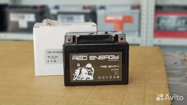Аккумулятор на скутер 4 Ah RS1204