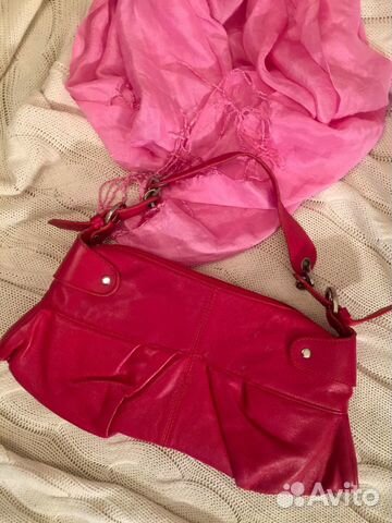 Сумка TOD’S красная, натуральная кожа, маленькая Сумка TOD’S красная, натуральная кожа, маленькая