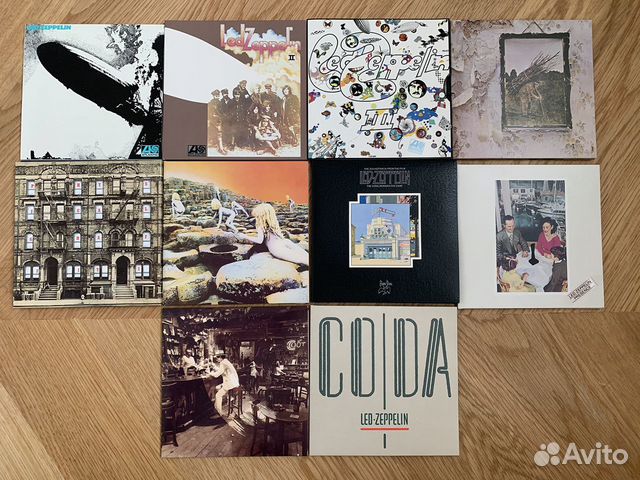 Led Zeppelin Japan SHM CD mini-LP полная коллекция