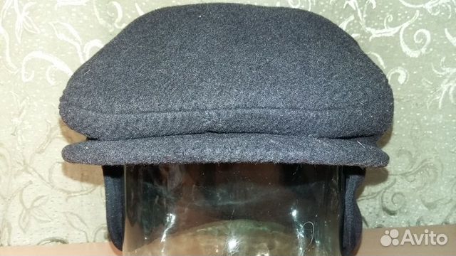 Кепка мужская (новая) р.57 темно-серая, утепленная Кепка мужская (новая) р.57 темно-серая, утепленная