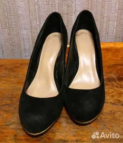 Замшевые туфли на танкетке, р. 39 Замшевые туфли на танкетке, р. 39