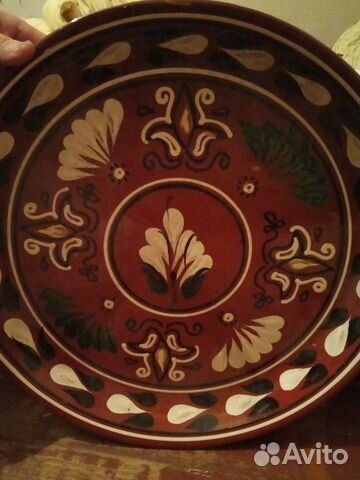 Блюдо глиняное