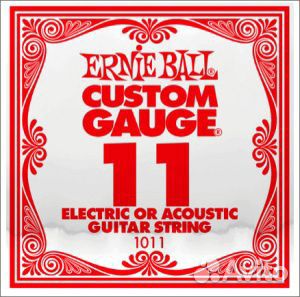 84872303366  Ernie Ball 1011 струна для электро и акустических 