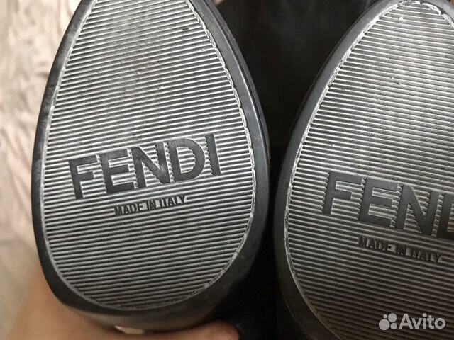 Сапоги трубы Fendi 39 размер