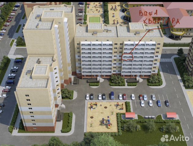 1-к квартира, 40.1 м², 6/10 эт.