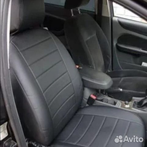 Чехлы их экокожи на Renault Logan Чехлы их экокожи на Renault Logan