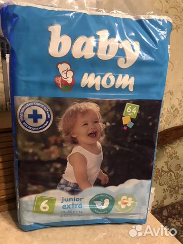 Подгузники Baby mom 15-30 кг Подгузники Baby mom 15-30 кг