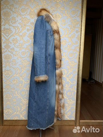 Джинсовое пальто Ermanno Scervino Джинсовое пальто Ermanno Scervino