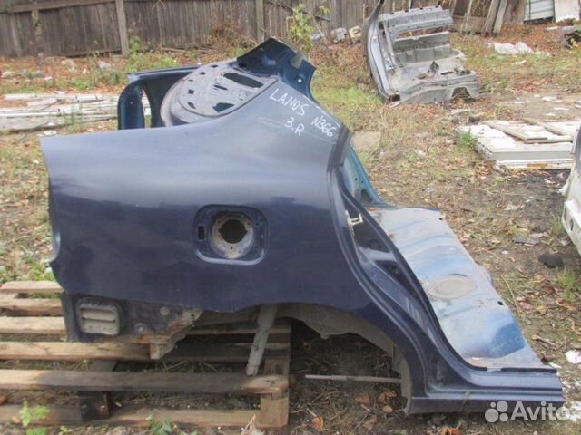 Часть кузова задний Chevrolet Lanos