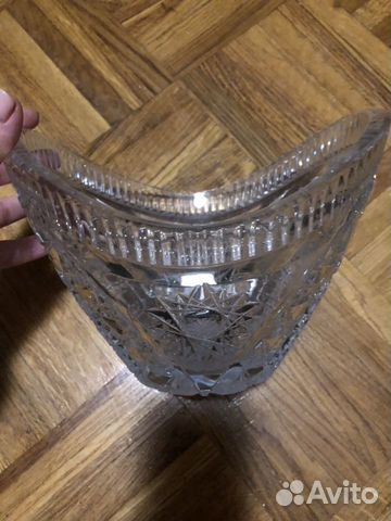 Ваза хрусталь