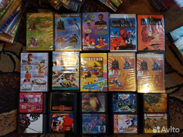 Картриджи для sega megadrive 2