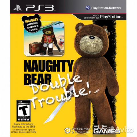 Naughty Bear: Double Trouble (Gold Edition) (PS3 Naughty Bear: Double Trouble (Gold Edition) (PS3
