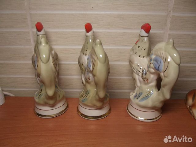 Штоф Петух Городница фарфор фаянс Графин Гфз СССР