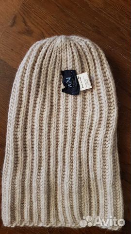 Шапка новая KN collection, альпака, шерсть, акрил