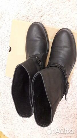 Женские демисезонные полусапоги (кожаные, 40 р.)