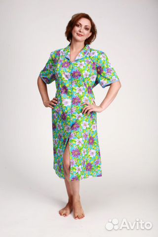 Халат бязь пуговица