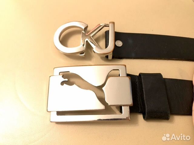 Ремень кожаный б/у Puma