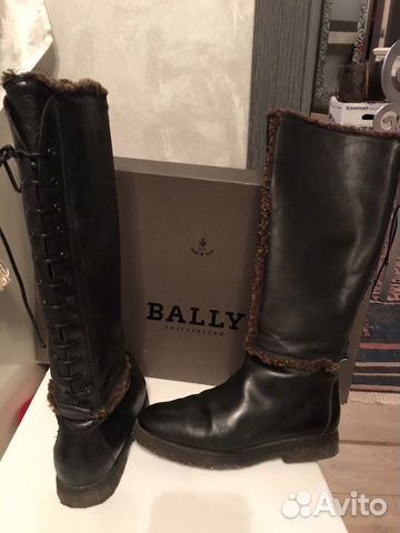 Сапоги Bally (Швейцария) зимние на натуральном мех