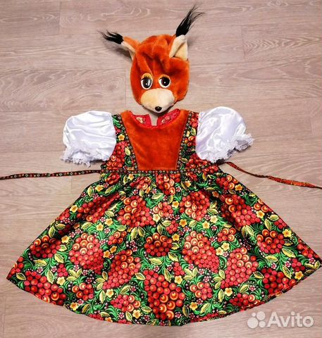 Белка костюм новогодний