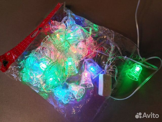 Гирлянда 5м колокольчики Гирлянда 5м колокольчики