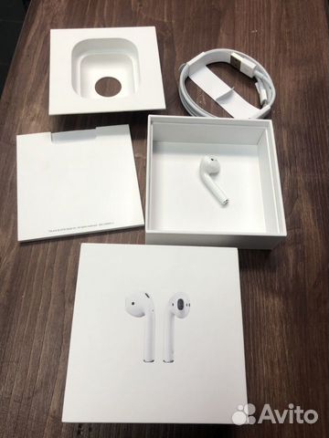 Наушники AirPods 2 левый/правый/зарядный бокс Наушники AirPods 2 левый/правый/зарядный бокс
