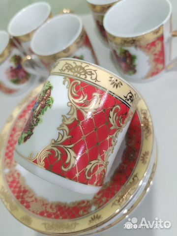 Японский кофейный сервиз Yamasen 12 предметов