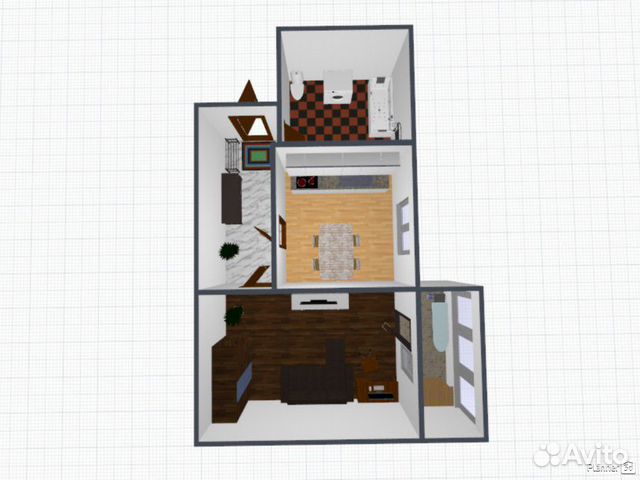 1-к квартира, 43.6 м², 6/24 эт. 1-к квартира, 43.6 м², 6/24 эт.