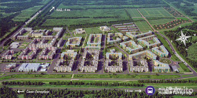 1-к квартира, 34.3 м², 2/5 эт.