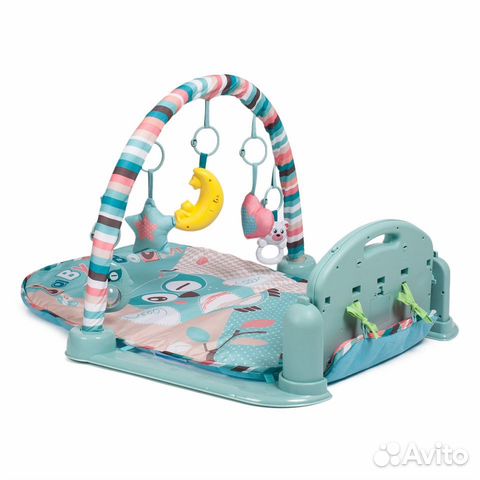 Развивающий коврик baby go с пианино
