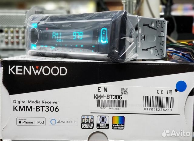 Автомагнитола Kenwood KMM-BT306 Автомагнитола Kenwood KMM-BT306