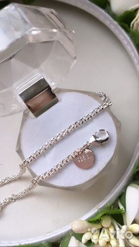 Серебряный браслет, цепочка на руку, женская Серебряный браслет, цепочка на руку, женская