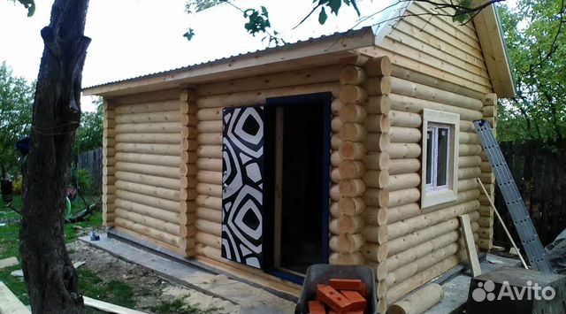 Сруб бани (шестистенок 6Х4) Сруб бани (шестистенок 6Х4)