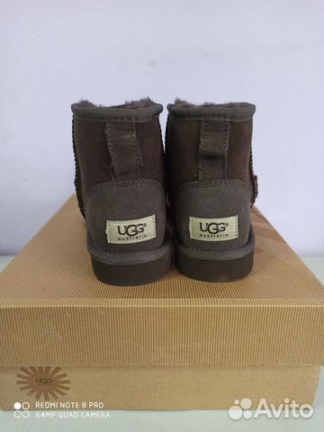 UGG Australia Угги мини шоколад замш новые