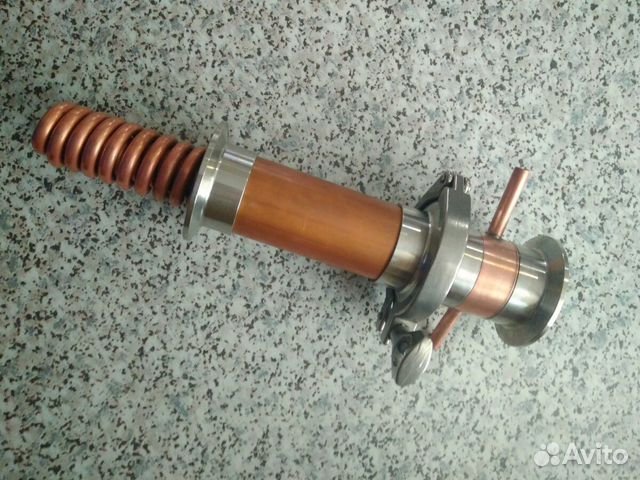 Дефлегматор димрота медный, кламп1,5; 2 самогонный Дефлегматор димрота медный, кламп1,5; 2 самогонный