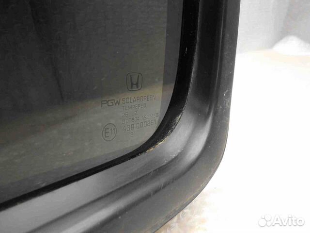 Стекло двери задней левой (форточка) Honda P Стекло двери задней левой (форточка) Honda P