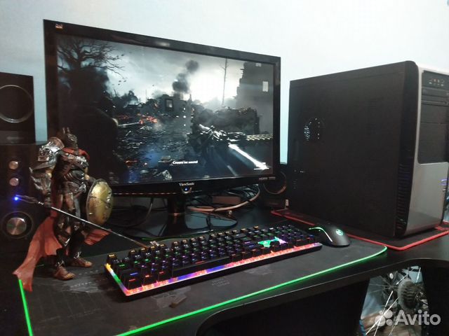Игровой пк. FX 4.2гц, RX 560 4гб, 8гб, 500гб