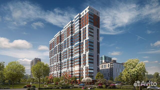 2-к квартира, 55.2 м², 9/21 эт.