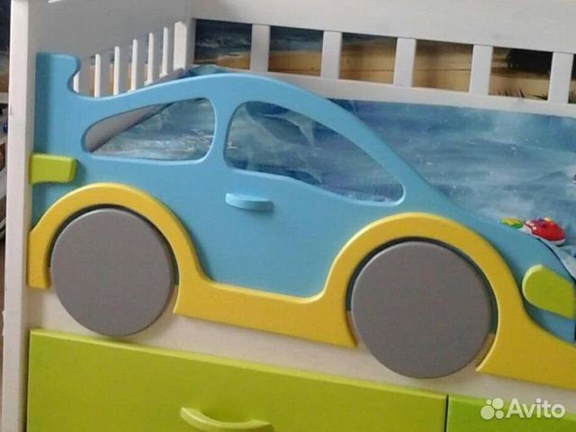 Кровать детская из натурального дерева Кровать детская из натурального дерева