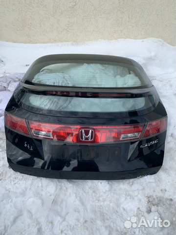 Крышка багажника Honda Civic 5D (чёрная) Крышка багажника Honda Civic 5D (чёрная)