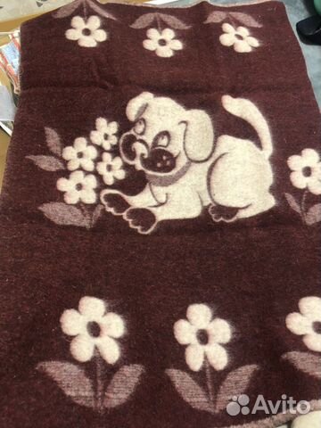 Одеяло шерстяное детское