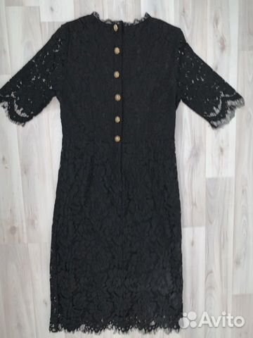 Новое чёрное кружевное Платье Lusio размер S
