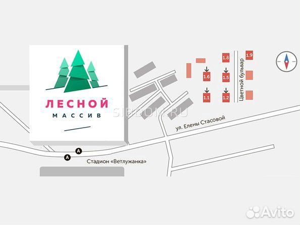 2-к квартира, 50.8 м², 10/18 эт.