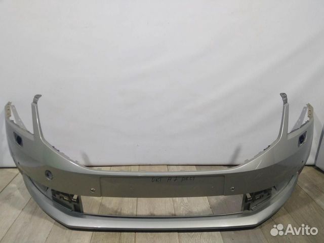Бампер передний бу Skoda Octavia A7 рестайлинг OEM